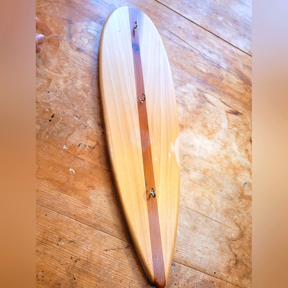 Hardwood Mini Surfboard Hook - Picture 1 of 4